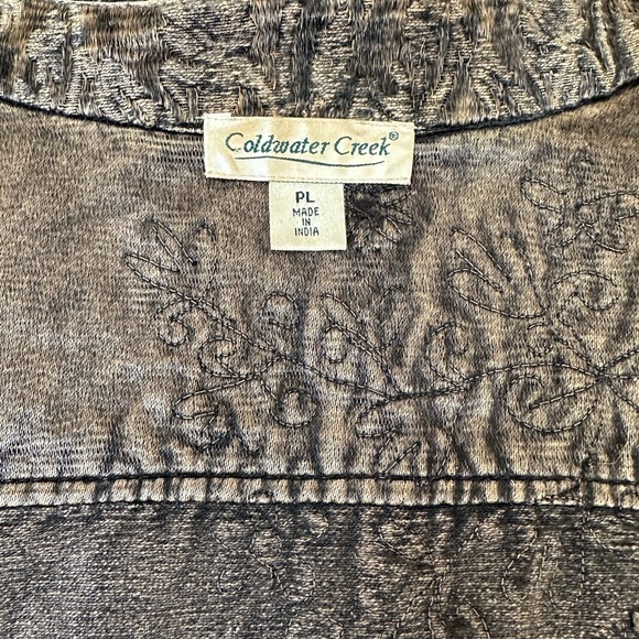 ✨VTG✨Coldwater Creek Women's Brown &
Orange Jacket Embroidered & Sequins Size PL - Picture 5 of 11